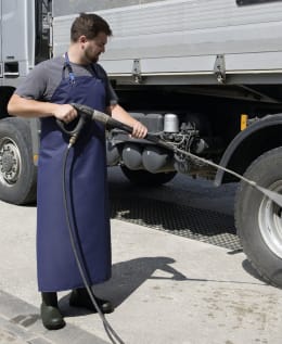 Lifestyle: KERBL Melkschürze PU blau