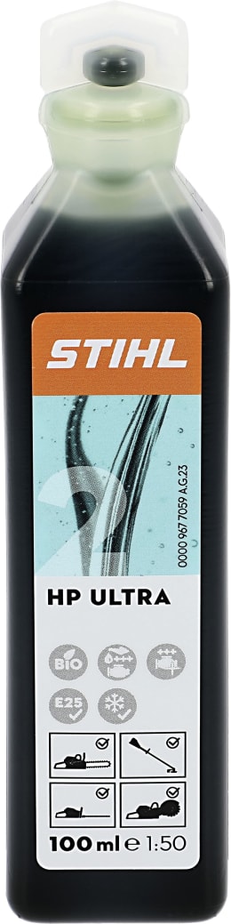 Produktbild: STIHL 2-Takt-Öl HP Ultra, 1:50, vollsynthetisch, 0,1 l Flasche, 0781 319 8612