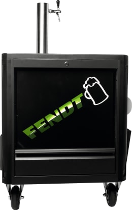Produktbild: Fendt Werkstattwagen mit integrierter Zapfanlage für 2 x 30 oder 1 x 50 Liter-Fass