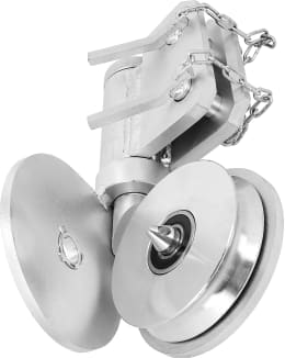 Produktbild: Holzknecht Seileinlaufrolle unten, verstärkt für Forstseilwinde HS 550, 650, 750, 850, 7 F, 8 UF