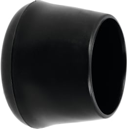 Produktbild: Schwarze PVC-Abdeckkappe für Umsturzbügel, Ø 50 mm