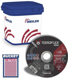 Produktbild: Toroflex Pro Dünntrennscheibe 125 x 22,23 mm 100 St.