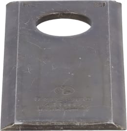 Produktbild: radura® Kreiselmäherklinge 96 x 40 x 3 mm, links/rechts, gerade, für Mähwerk Claas, Deutz-Fahr, Fella