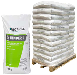 Produktbild: TECTROL ÖLBINDER F PALETTE 36 x 20 kg Palette Ölbindemittel, Werkstatt, Tankstellen, Feuerwehr, Typ III R