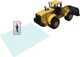 Produktbild: Brigade® Rückfahrkamera GS BAU-71 - SVLFG KI-unterstützt, mit 10,4-Splitscreen-Monitor