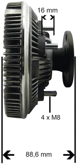 Produktbild: Viskokupplung für John Deere Traktor 6000, 6000 SE