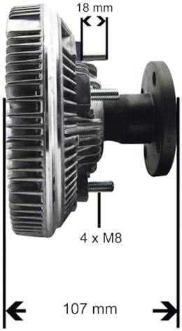 Produktbild: Viskokupplung für John Deere Traktor 6010, 6010 SE, 6205, 6505