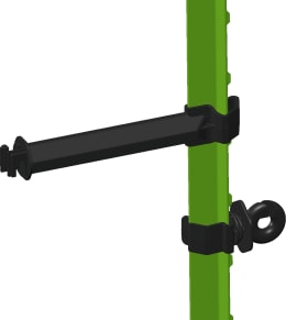 Produktbild: Ako Isolator 15 cm, für T-Pfosten, Litze, Seil und Band bis 20 mm, 25 St. 442347