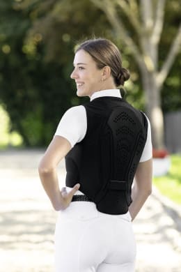 Produktbild: Covalliero Sicherheitsweste BackPro 3 fürs Reiten, schwarz