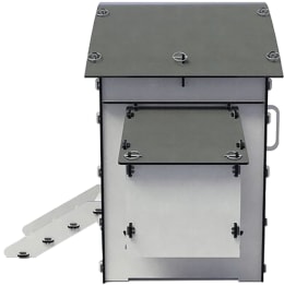 Produktbild: Hühnerstall Harmony 96 x 119 x 91 cm für 4 Hühner, von Chick'A®, 38CHI595500