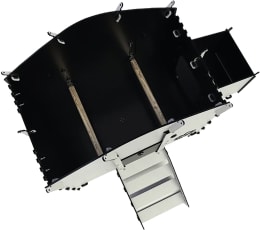 Produktbild: Hühnerstall Harmony 96 x 119 x 91 cm für 4 Hühner, von Chick'A®, 38CHI595500
