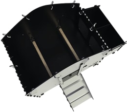 Produktbild: Hühnerstall Harmony 108 x 128 x 91 cm für 6 Hühner, von Chick'A®, 38CHI595501