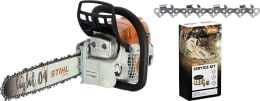 Produktbild: STIHL Benzin-Kettensäge MS 271 2,6 kW (3,5 PS) Schienenlänge 35 cm, mit 2 Ketten, Service Kit, 1141 200 0644