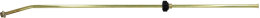 Produktbild: Birchmeier® Spritzrohr 60 cm Messing, gebogen, beweglicher Nippel, für Spritze Flox, Iris, A, C, REB, REC