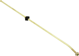 Produktbild: Birchmeier® Spritzrohr 60 cm Messing, gebogen, beweglicher Nippel, für Spritze Flox, Iris, A, C, REB, REC