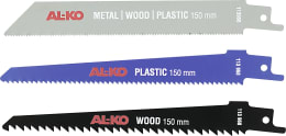 Produktbild: AL-KO Ersatzsägeblätterset 15 cm für Akku-Säbelsäge PS 1815, 3 St.