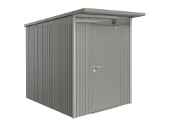 Produktbild: Biohort Gerätehaus AvantGarde mit Pultdach A2 180 x 260 cm quarz-grau, metallic Standardtür