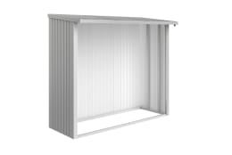 Produktbild: Biohort Rückwand für Brennholz Unterstand Woodstock 230 217,5 x 1,1 cm silber, metallic