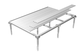 Produktbild: Biohort SmartBase Plus Schraubfundament SmartBase Plus HighLine 252 x 332 cm silber, metallic