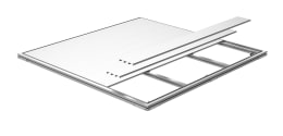 Produktbild: Biohort SmartBase Fundament Gerätehäuser Highline, AvantGarde, Panorama SmartBase HighLine aluminium Bodenplatte