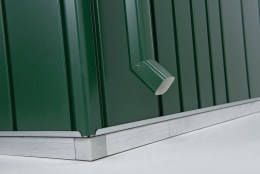 Lifestyle: Biohort Regenfallrohr-Set 4 x 4 cm dunkelgrün Fallrohr