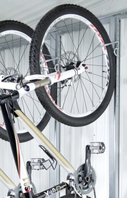 Produktbild: Biohort Fahrradhalter bikeMax 2 St. 15 x 10 cm silber Fahrradständer Wand