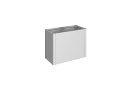 Produktbild: Biohort Metall Hochbeet Typ 1x0,5 silber, metallic verschiedene Ausführungen Füllmenge 336,49 l