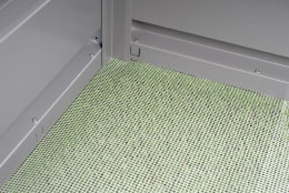 Lifestyle: Biohort Metall Hochbeet Typ 1,5x0,5 quarz-grau, metallic verschiedene Ausführungen Füllmenge 513,59 l