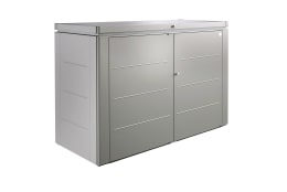Produktbild: Biohort Gartenschrank 200 200,5 x 84,5 cm quarz-grau, metallic