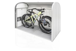 Lifestyle: Biohort Gartenschrank 190 190 x 97 cm silber-metallic zur Aufbewahrung