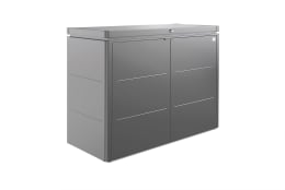 Produktbild: Biohort Gartenschrank 160 160,5 x 70,5 cm dunkelgrau, metallic