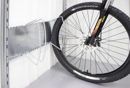Lifestyle: Biohort Fahrradständer bikeHolder 72 x 15 cm silber Fahrradträger