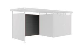 Produktbild: Biohort Rückwand für Seitendach 266 x 4 cm dunkelgrau, metallic