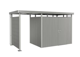 Produktbild: Biohort Seitenwand für Seitendach 157 x 2,5 cm quarz-grau, metallic