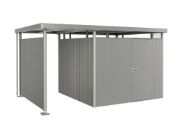 Produktbild: Biohort Seitenwand für Seitendach 237 x 2,5 cm quarz-grau, metallic