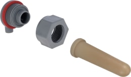Produktbild: KERBL Ersatzventil mit 100 mm Latexsauger, Kreuzlochung, Standard-Ventil, für alle KERBL Tränkeeimer