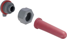 Produktbild: KERBL Ersatzventil mit 100 mm Super-Sauger, Kreuzlochung, Standard-Ventil, für alle KERBL Tränkeeimer