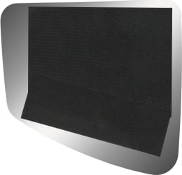 Produktbild: Mekra Spiegelglas 1009 rechts, 180 x 170 x 2 mm, Wölbungsradius 300 mm, unbeheizt, 401009422002
