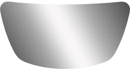 Produktbild: Mekra Spiegelglas 1009 links/rechts 178 x 92 x 2 mm, unbeheizt, für Außenspiegel 1009 mit extra großem