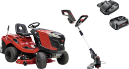 Produktbild: solo® by AL-KO Rasentraktor T 15-93.3 HD-A 7,7 kW (10,5 PS), Schnittbreite 93 cm, mit Mähdeck, Trimmer, Akku
