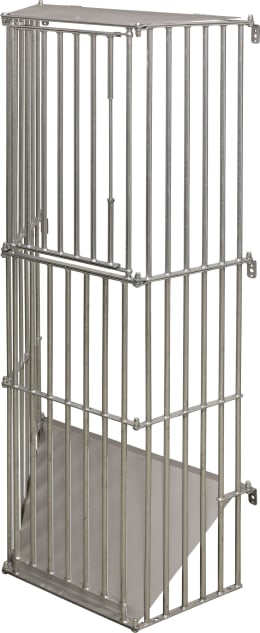 Produktbild: KERBL Heuraufe SlowFeed Plus mit Aufsatz, 81 x 195 x 41 cm Fassungsvermögen 29 kg, für Pferde