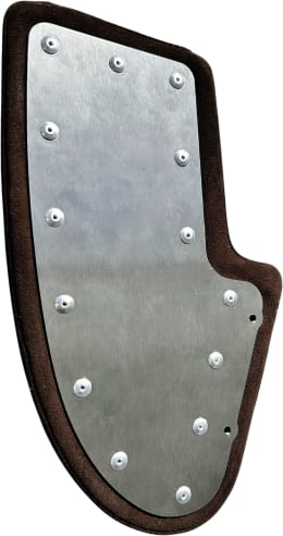 Produktbild: Armlehne ALJ3 Alcantara braun, für John Deere Traktor, Selbstfahrspritze