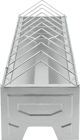 Produktbild: KERBL Futtertrog 50 x 10 cm Metall verzinkt, für Küken, Hühner, 71301