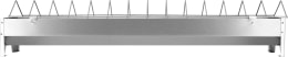 Produktbild: KERBL Futtertrog 75 x 10 cm Metall verzinkt, für Hühner, 71302