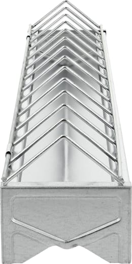 Produktbild: KERBL Futtertrog 50 x 7 cm Metall verzinkt, für Küken, 71202