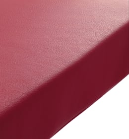 Produktbild: Sitzkissen Kunstleder, 40 x 28 cm mit Drehverschlüssen
