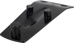 Produktbild: Messerhalter 205 x 95 mm für Mähwerk Deutz-Fahr, Kverneland, Pöttinger