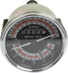 Produktbild: Traktormeter Ø 79/90 mm, 0 bis 26 km/h, für 6-Gang Dualkupplung Traktor Massey Ferguson 135