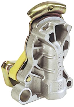 Produktbild: Wabco Kupplungskopf gelb, für Anhänger, 2-Kreis-Anlage, Bremse, M 22 x 1,5 IG Parker