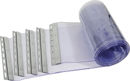 Produktbild: Growi® Streifenvorhang 1.250 x 2.250 mm für Paddock- und Boxentüren, Komplettset
